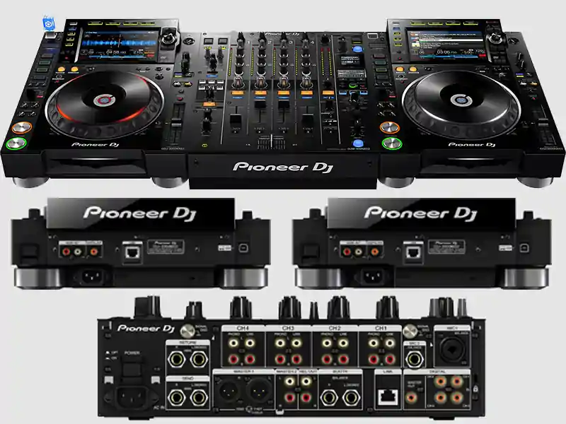 Pioneer CDJ 2000 NXS2 Pro DJ Multi Player Bundle DJM 900NXS2 Mixer